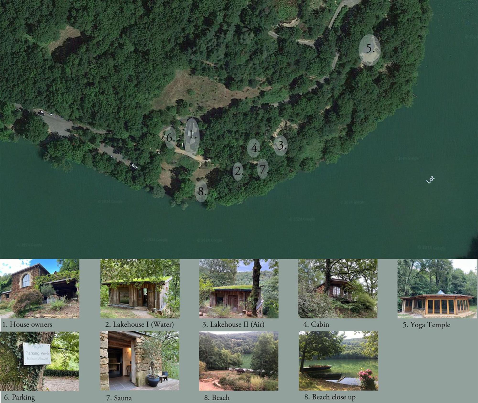 Lake House I // Alauzet Ecolodge + Nature spa Castelnau-de-Mandailles Buitenkant foto